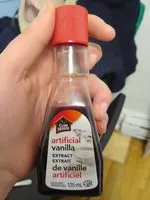 Mängden socker i Extrait de vanille artificiel