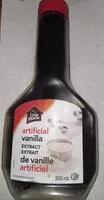 Mängden socker i Artificial vanilla extract/Extrait de vanille artificiel