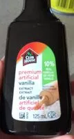 Mängden socker i Club House Premium Artificial Vanilla Extract