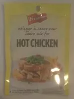 Mängden socker i Mélange à sauce pour hot chicken