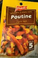 Mängden socker i Mélange à sauce poutine