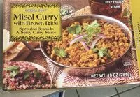 Mängden socker i Misal Curry with Brown Rice