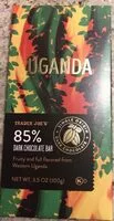Mängden socker i Uganda 85% Dark Chocolate Bar