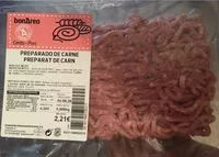 Mängden socker i Preparado de carne