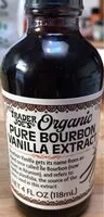 Mängden socker i Organic Pure Bourbon Vanilla Extract