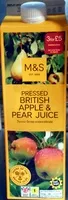 Mängden socker i Pressed British Apple & Pear Juice