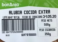 Mängden socker i Alubia cocida extra