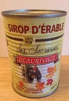 Mängden socker i Sirop d'érable