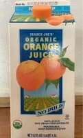 Mängden socker i Organic orange juice no pulp