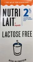 Mängden socker i Lait sans lactose