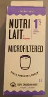 Mängden socker i Nutrilait Milk 1% microfiltered