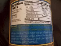 Mängden socker i Sunflower seed butter