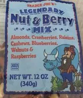 Mängden socker i Nut & Berry mix