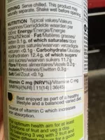 Mängden socker i Juice