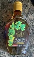 Mängden socker i Maple syrup