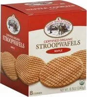 Mängden socker i Shady maple farms maple stroopwafels