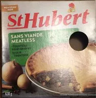 Mängden socker i « Tourtière végétarienne » sans viande St Hubert