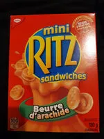Mängden socker i Ritz Bits Sandwiches Peanut Butter