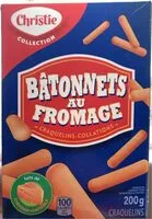 Mängden socker i batonnets au fromage
