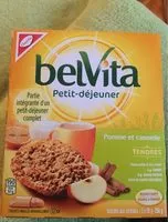 Mängden socker i Belvita Tendres Pomme Et Cannelle