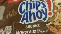 Mängden socker i Chips Ahoy! Biscuits Morceaux De Chocolat