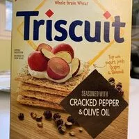 Mängden socker i Triscuit seasoned with cracked pepper and olive oil