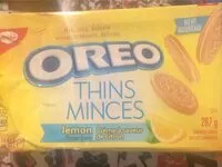 Mängden socker i Oreo minces creme a saveur de citron