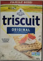 Mängden socker i Triscuit original with sea salt