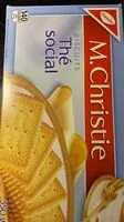 Mängden socker i Biscuit social thé