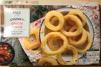 Mängden socker i Chunky onion rings