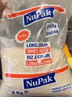 Mängden socker i Long grain white rice