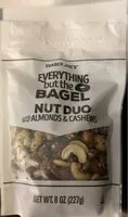 Mängden socker i Everything but the bagel nut duo