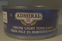 Mängden socker i Chunk Light Tuna in Water