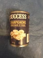 Mängden socker i Champignons Morceaux Et Pieds