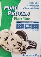 Mängden socker i Pure Protein Plus+Fibre