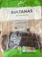 Mängden socker i Sultanas