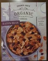 Mängden socker i Organic cereal raisin bran