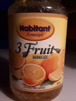 Mängden socker i Marmelade 3 fruit
