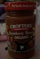 Mängden socker i Crofters strawberry banana organic spread