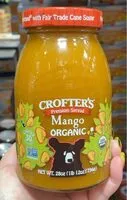 Mängden socker i Mango Organic