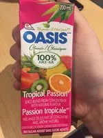 Mängden socker i Passion tropicale