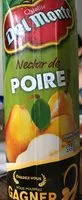 Mängden socker i Nectar de poire