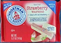 Mängden socker i Voortman Bakery Stawberry Wafers