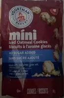 Mängden socker i Mini Iced Oatmeal Cookies