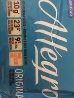 Mängden socker i Fromage allegro