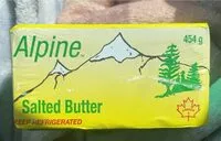 Mängden socker i Salted butter