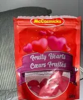 Mängden socker i Fruity hearts