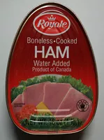 Mängden socker i Royale, boneless cooked ham