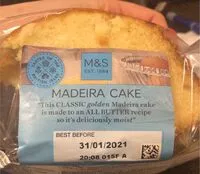 Mängden socker i Madeira Cake