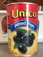 Mängden socker i Pitted Ripe Olives